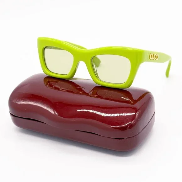NEW GUCCI GG1773S 006 GREEN CAT EYE WOMEN SUNGLASSES GUCCI display picture 2